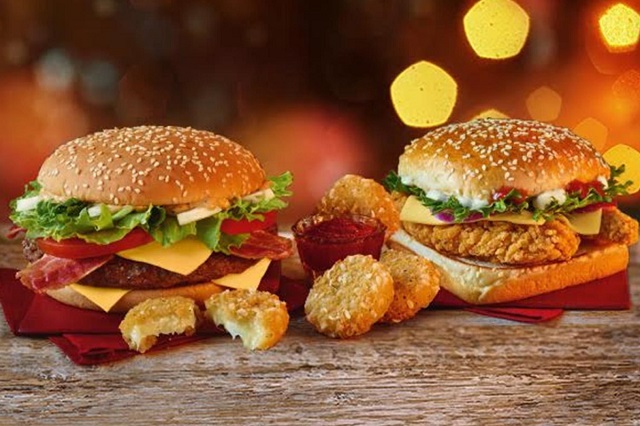 Christmas Menu McDonalds 