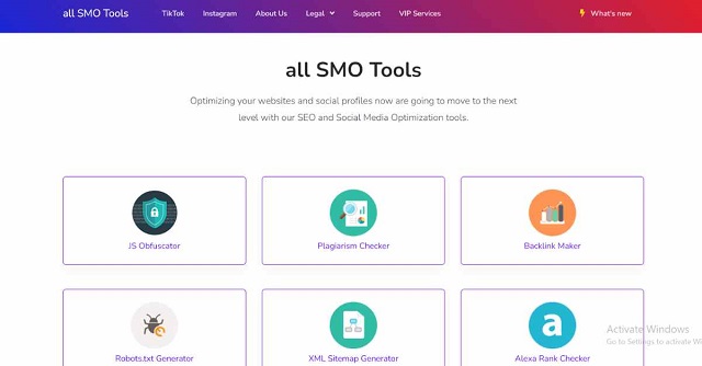 All SMO Tools