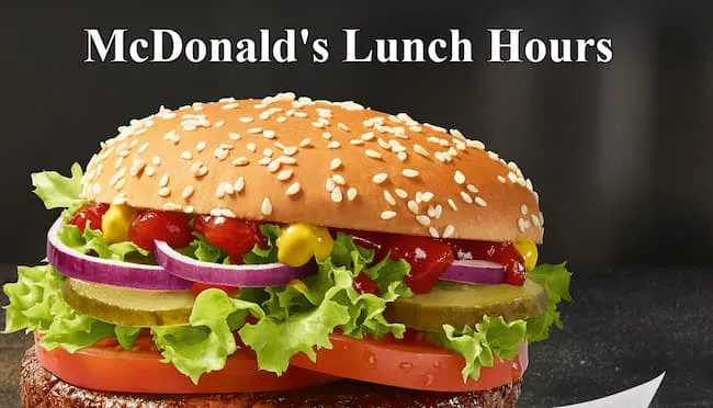McDonalds Lunch Hours