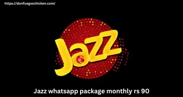 Jazz whatsapp package monthly rs 90